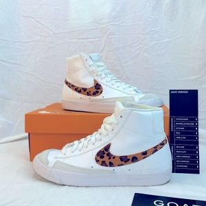 Cheetah Print Hi-Top Blazers